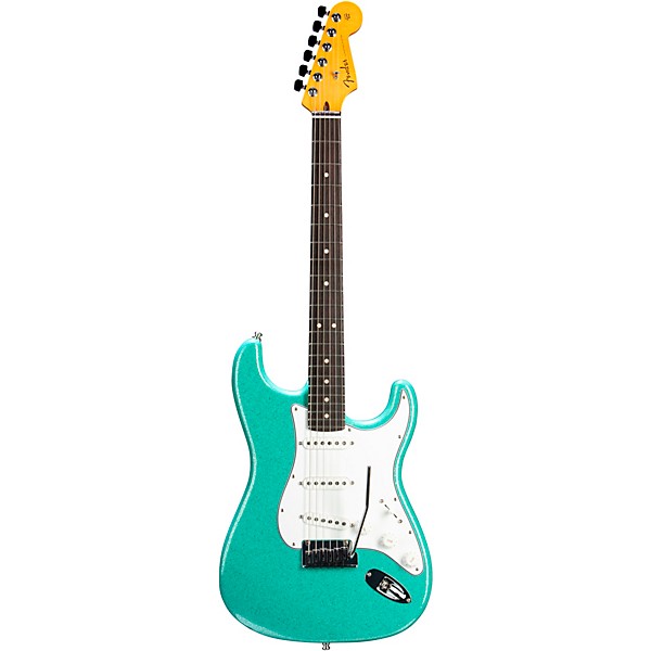 Fender Custom Shop Custom Deluxe Stratocaster NOS Limited-Edition Electric Guitar Sea Foam Green Sparkle