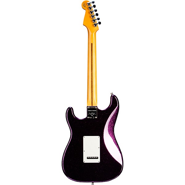 Fender Custom Shop Custom Deluxe Stratocaster NOS Limited-Edition Electric Guitar Magenta Sparkle