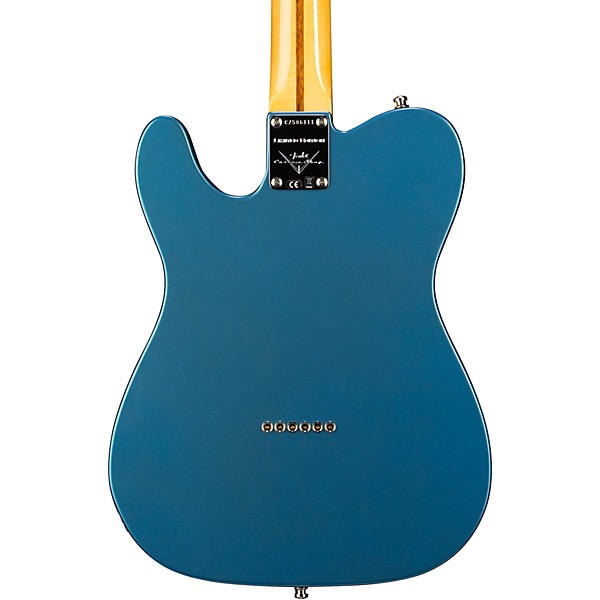 Fender Custom Shop Custom Deluxe Telecaster NOS Limited-Edition Electric Guitar Aged Lake Placid Blue