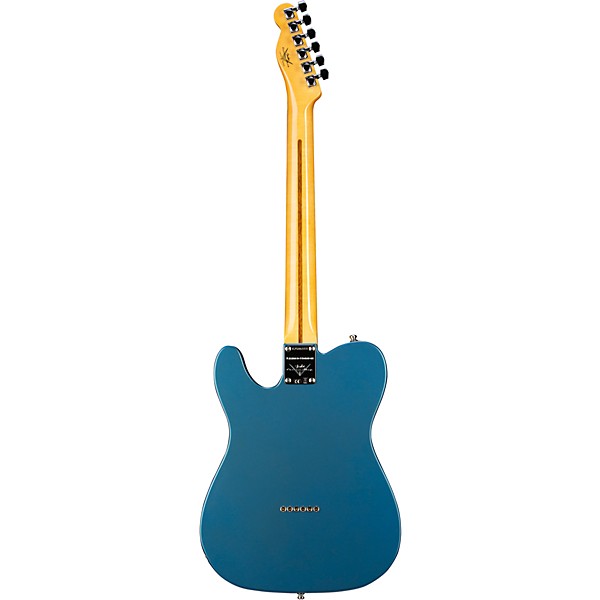 Fender Custom Shop Custom Deluxe Telecaster NOS Limited-Edition Electric Guitar Aged Lake Placid Blue