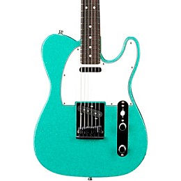 Fender Custom Shop Custom Deluxe Telecaster NOS Limited-Edition Electric Guitar Sea Foam Green Sparkle