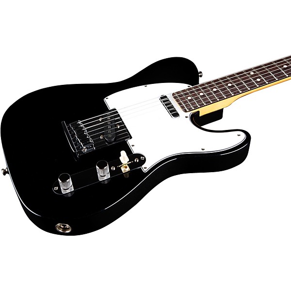 Fender Custom Shop Custom Deluxe Telecaster NOS Limited-Edition Electric Guitar Black Sparkle