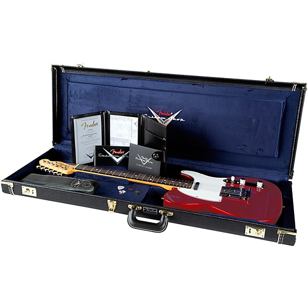 Fender Custom Shop Custom Deluxe Telecaster NOS Limited-Edition Electric Guitar Candy Apple Red