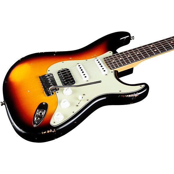 Fender Custom Shop Custom Deluxe HB S-1 Stratocaster Relic w/ Closet Classic Hardware Limited-Edition Electric Guitar 3-Co...