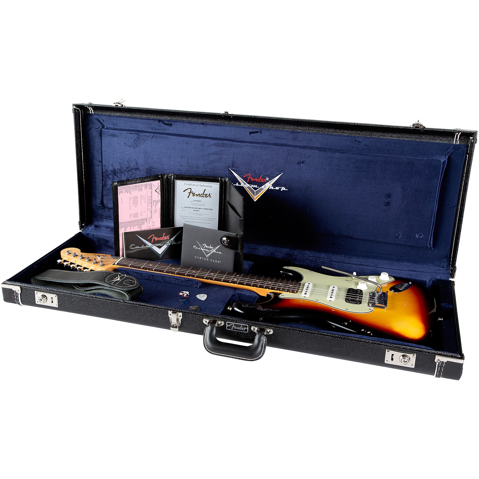 Platinum Fender Custom Shop Custom Deluxe HB S-1 Stratocaster