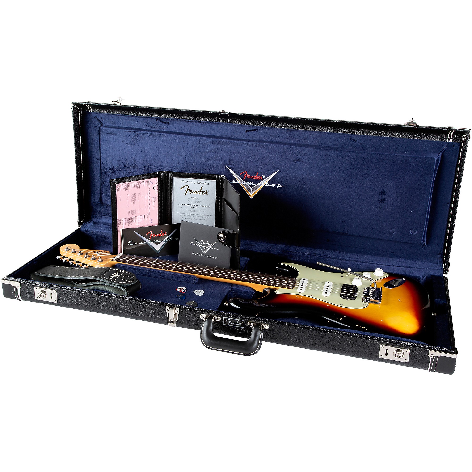 Platinum Fender Custom Shop Custom Deluxe HB S-1 Stratocaster