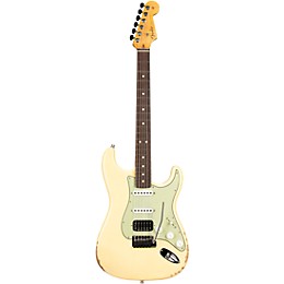 Fender Custom Shop Custom Deluxe HB S-1 Stratocaster Relic w/ Closet Classic Hardware Limited-Edition Electric Guitar Vintage White