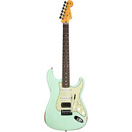 Fender Custom Shop Custom Deluxe HB S-1 Stratocaster Relic w/ Closet Classic Hardware Limited-Edition Electric Guitar Aged Surf Green