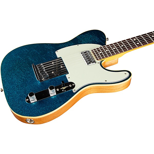 Fender Custom Shop Dual Stack HS Telecaster Deluxe Closet Classic Limited-Edition Electric Guitar Blue Sparkle