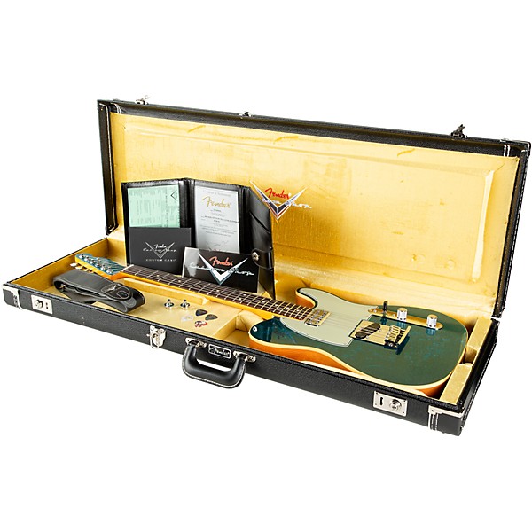 Fender Custom Shop Dual Stack HS Telecaster Deluxe Closet Classic Limited-Edition Electric Guitar Blue Sparkle