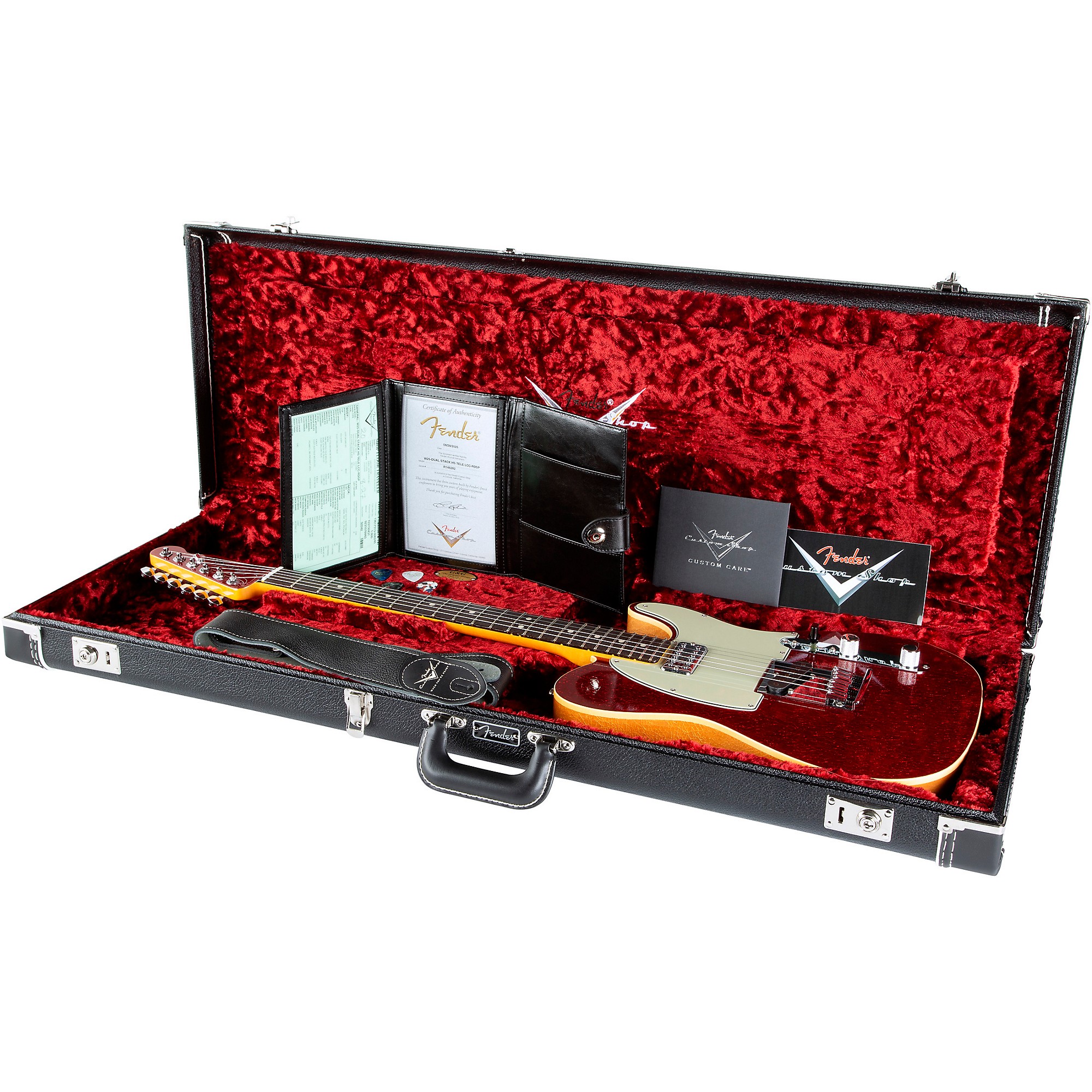 Platinum Fender Custom Shop Dual Stack HS Telecaster Deluxe Closet