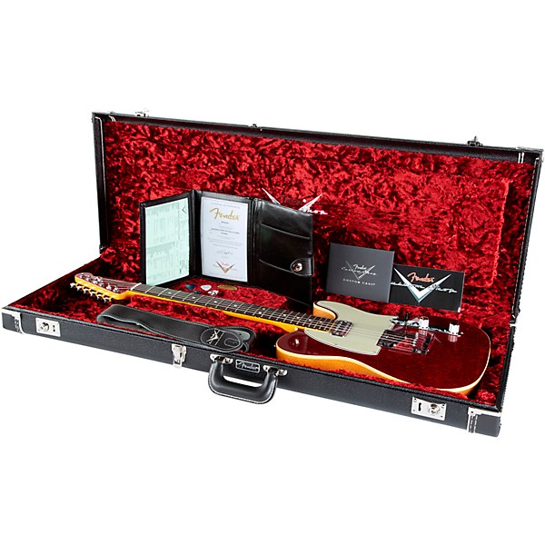 Fender Custom Shop Dual Stack HS Telecaster Deluxe Closet Classic Limited-Edition Electric Guitar Red Sparkle Top w/ Tinte...