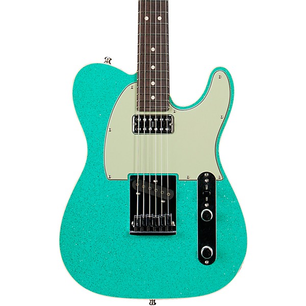 Fender Custom Shop Dual Stack HS Telecaster Deluxe Closet Classic Limited-Edition Electric Guitar Sea Foam Green Sparkle T...