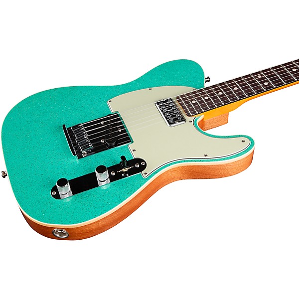 Fender Custom Shop Dual Stack HS Telecaster Deluxe Closet Classic Limited-Edition Electric Guitar Sea Foam Green Sparkle T...