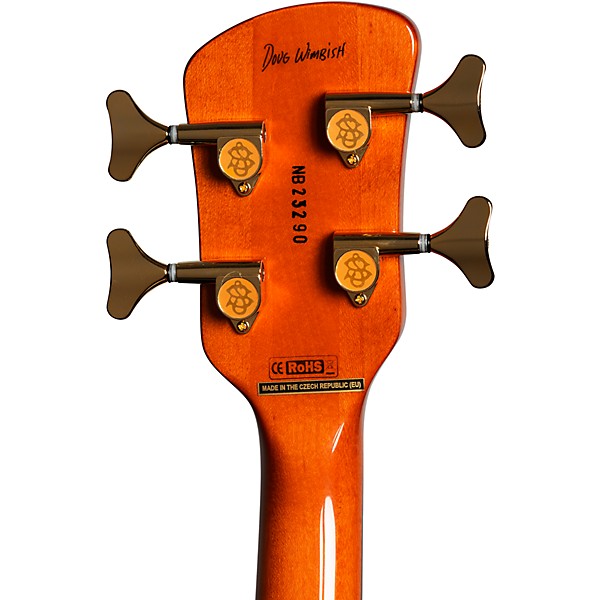 Spector Doug Wimbish Euro 4 Signature Electric Bass Guitar Amber Gloss