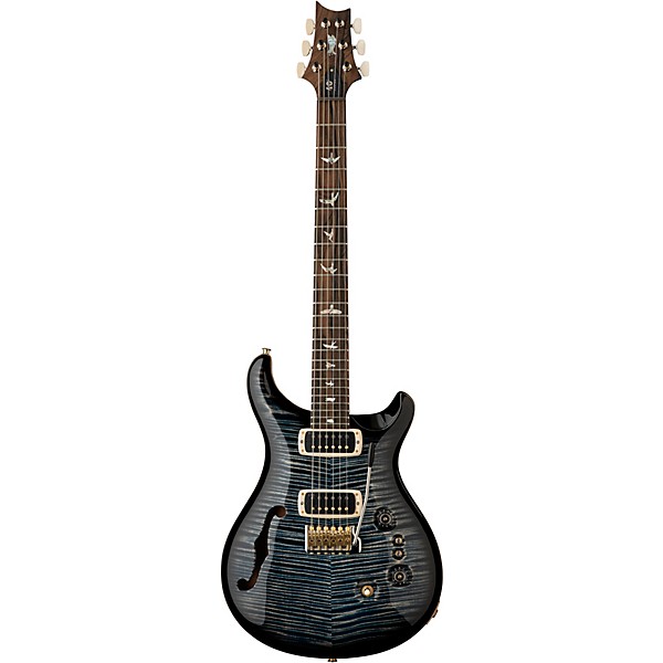 PRS 40th Anniversary Custom 24-08 Semi-Hollow Limited Edition Electric Guitar Faded Whale Blue Smokeburst