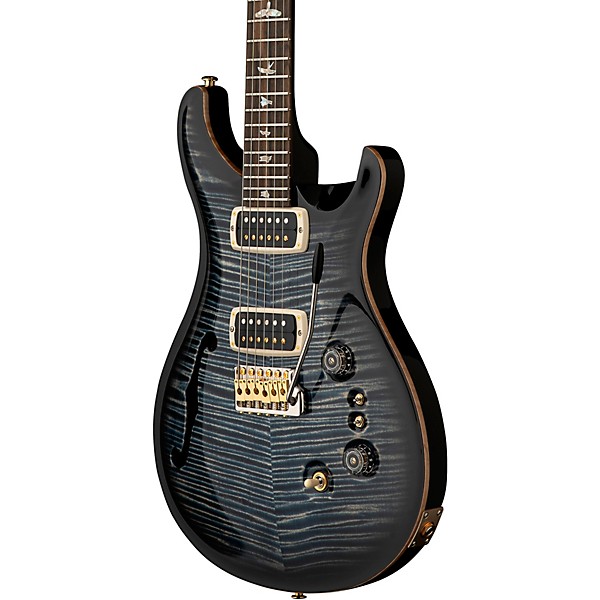 PRS 40th Anniversary Custom 24-08 Semi-Hollow Limited Edition Electric Guitar Faded Whale Blue Smokeburst