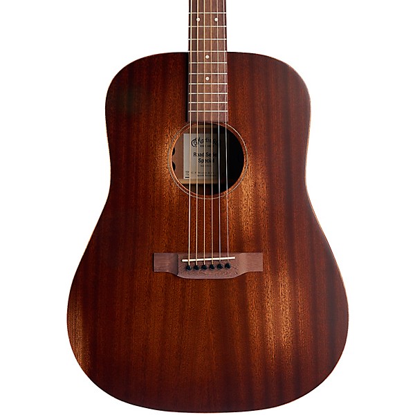 Open Box Martin 15 Style Streetmaster Dreadnought Acoustic-Electric Guitar Level 2 Dark Stressed Mahogany 197881354190