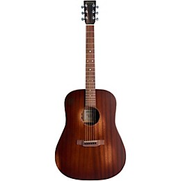 Open Box Martin 15 Style Streetmaster Dreadnought Acoustic-Electric Guitar Level 2 Dark Stressed Mahogany 197881354190