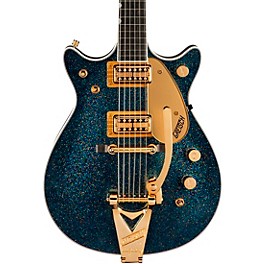 Blemished Gretsch Guitars Custom Shop G6128CS 62 Duo Jet NOS Electric Guitar Electric Guitar Level 2 Black Holo Flake 1978...