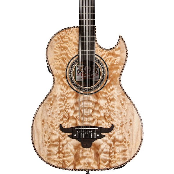 Oscar Schmidt OH32SEQ Acoustic-Electric Bajo Quinto Quilt Natural,New Products : American Fashion Style Bags On Sale