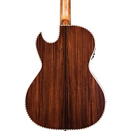 Oscar Schmidt OH32SEQ Acoustic-Electric Bajo Quinto Quilt Trans Red