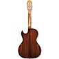 Oscar Schmidt OH32SEQ Acoustic-Electric Bajo Quinto Quilt Trans Red