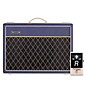 VOX VOX AC15 Custom 15W 1x12 Limited-Edition Tube Guitar Combo Amp w/ KORG Pitchblack X Pedal Tuner Blue/Cream thumbnail