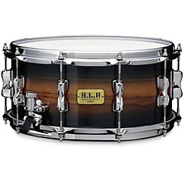 TAMA S.L.P. Bubinga/Maple Snare Drum 14 x 6.5 in. Midnight Zebrawood Burst