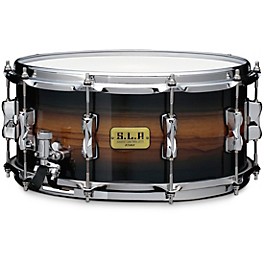 TAMA S.L.P. Bubinga/Maple Snare Drum 14 x 6.5 in. Midnight Zebrawood Burst