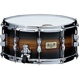 TAMA S.L.P. Bubinga/Maple Snare Drum 14 x 6.5 in. Midnight Zebrawood Burst