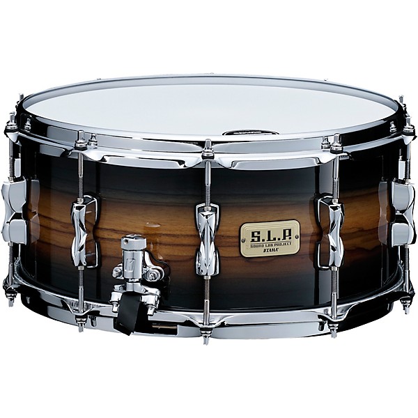 TAMA S.L.P. Bubinga/Maple Snare Drum 14 x 6.5 in. Midnight Zebrawood Burst