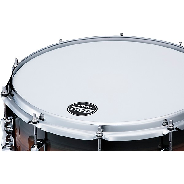 TAMA S.L.P. Bubinga/Maple Snare Drum 14 x 6.5 in. Midnight Zebrawood Burst
