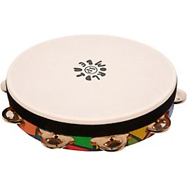 LP World Beat Tambourine (Single Row with head) 10 in.