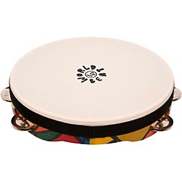 LP World Beat Tambourine (Single Row with head) 10 in.
