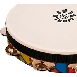 LP World Beat Tambourine (Single Row with head) 10 in.