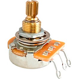 AxLabs 250K Audio Taper Split 3/8" Shaft Medium 3/4" Length Potentiometer