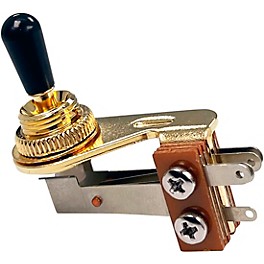 AxLabs 3-Way Right Angle Toggle Switch 4-pole Gold