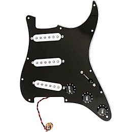 AxLabs Habanero 3 Ply 11-Hole Mount Pre-Wired S/S/S Pickguard Black White