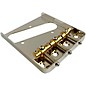 AxLabs Tele-Style Steel Plate Bridge with Brass Swivel Saddles Nickel thumbnail