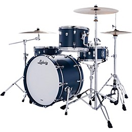Ludwig Heritage Cherry 3-Piece Fab Shell Pack with 22" Bass Drum Resolute Blue