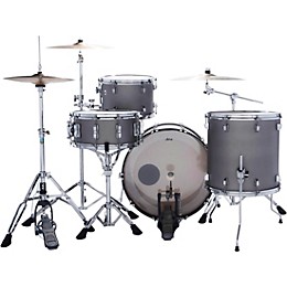 Ludwig Heritage Cherry 3-Piece Fab Shell Pack With 22" Bass Drum Silver Dust