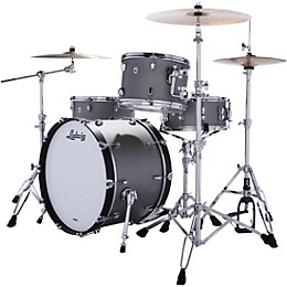 Ludwig Heritage Cherry 3-Piece Fab Shell Pack With 22" Bass Drum Silver Dust