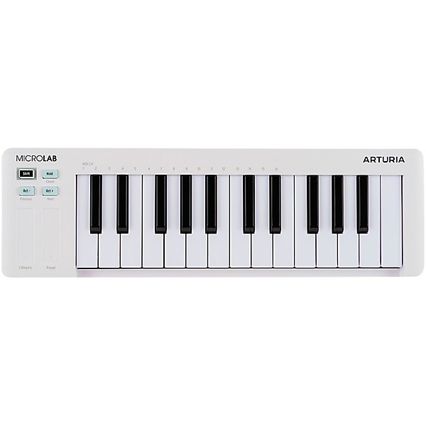 Arturia MicroLab mk3 MIDI Controller White | Guitar Center