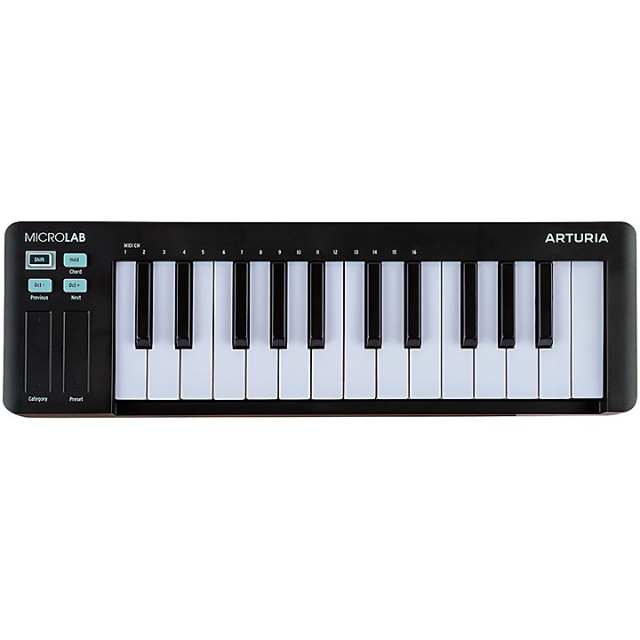 Arturia MicroLab mk3 MIDI Controller Black | Guitar Center