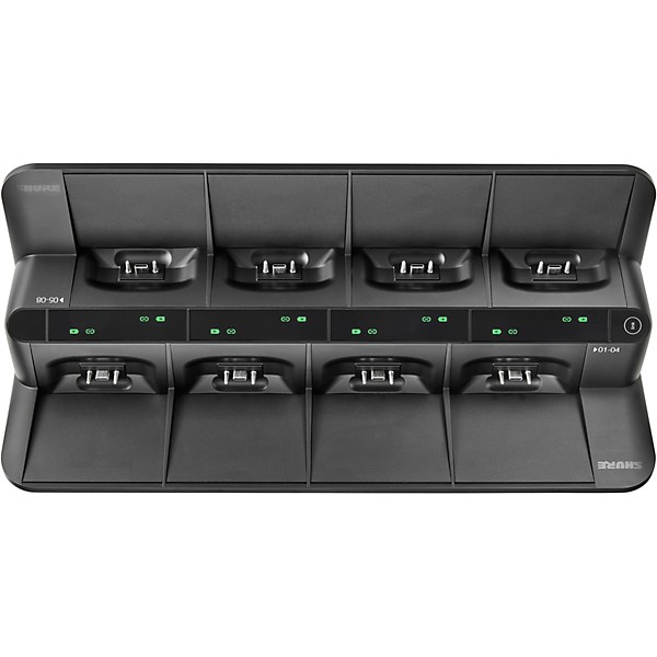 Shure Networked Dock - 8 Bay - Gooseneck
