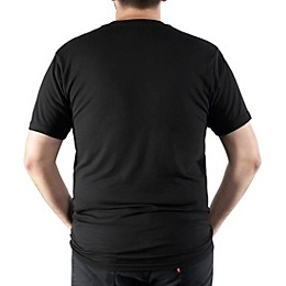 Martin Martin Black T-shirt with Oahu Logo Print Large Black