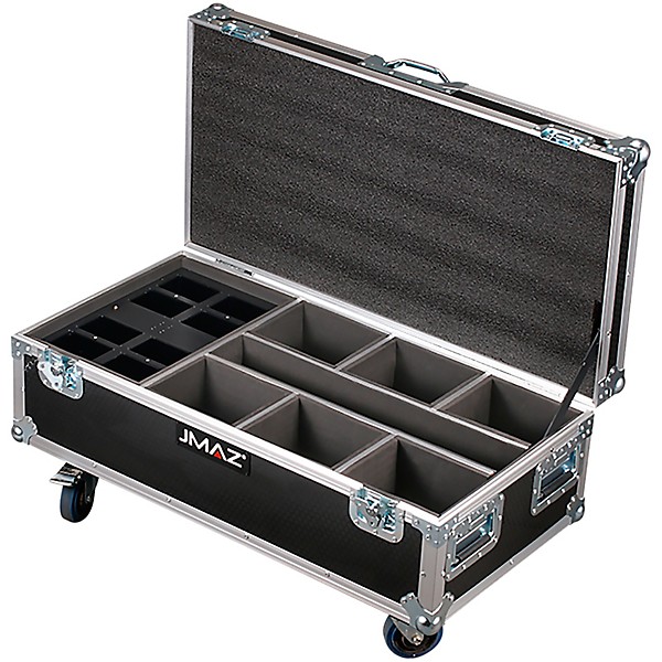 JMAZ Lighting MAD PAR RB Charge Road Case