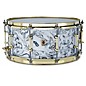 Ludwig Classic Maple Snare Drum White Mosaic With Brass Hardware 14 x 6.5 in. thumbnail