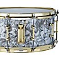 Ludwig Classic Maple Snare Drum White Mosaic With Brass Hardware 14 x 6.5 in.